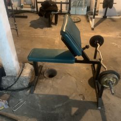 Preacher, curl and bar