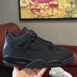 Air Jordan 4’s (Black Cat)