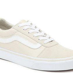 VANS Low Old Skool Cream/Tan  Men 11.5.  Very worn condition. Make an offer!