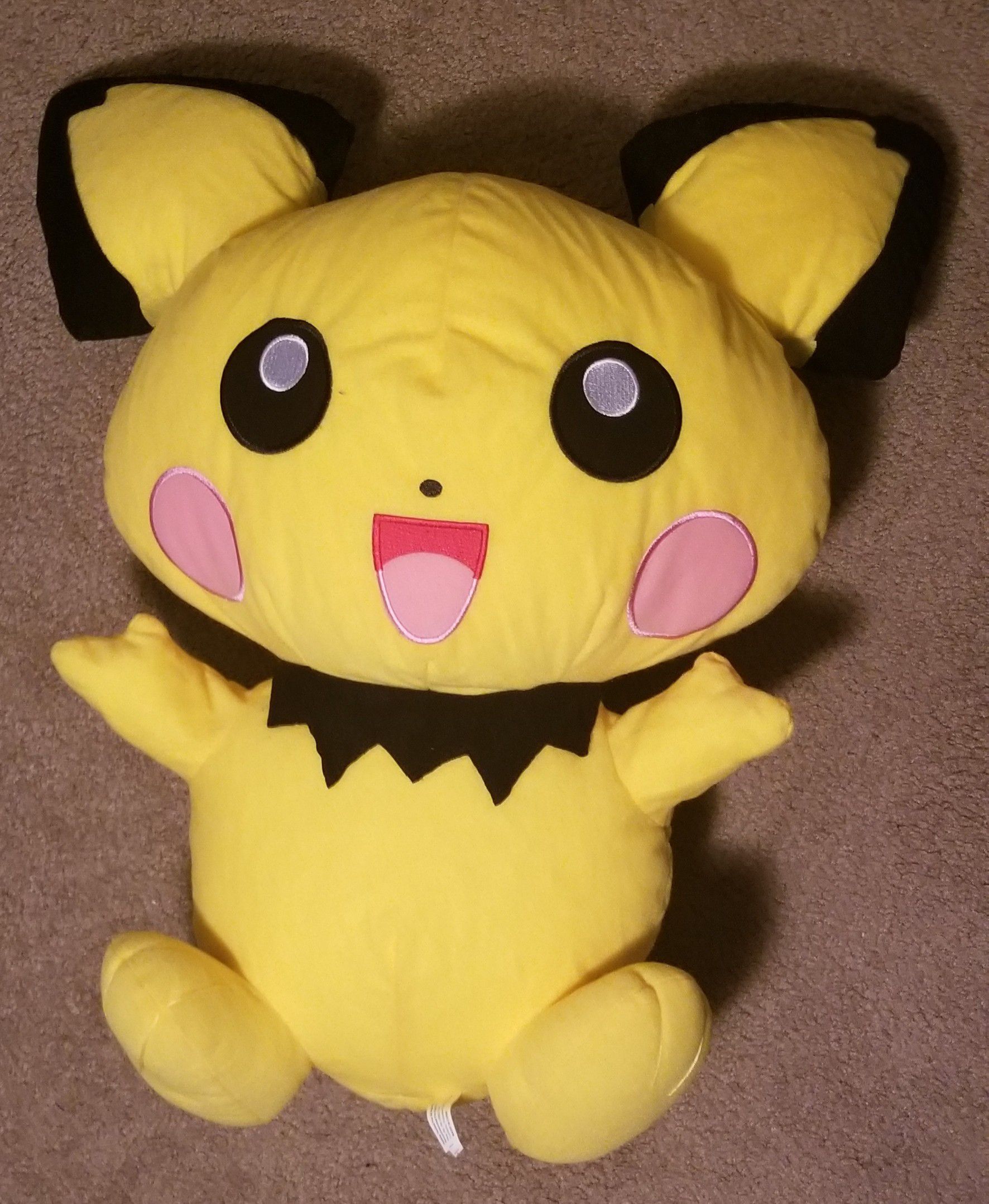 NEW!! Pokemon Pikachu and Hello Kitty 2ft tall plush stuffed animals - 3 items total