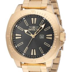 GOLD INVICTA MENS WATCH NEW AND IN ITS BOX