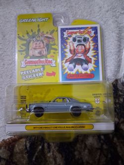 Collectable 1997 Chevrolet garbage pail kids collectable.