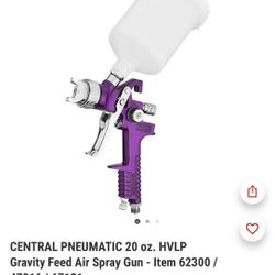 Central Pneumatic Spray Gun