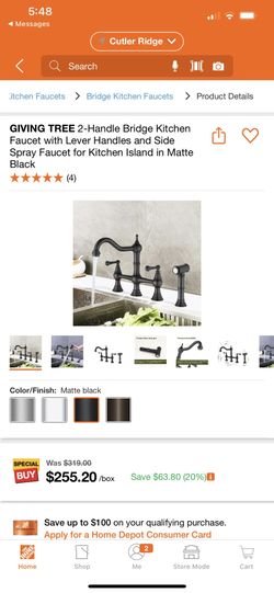 New Kitchen Faucet - Never Installed/ Still In Box 📦