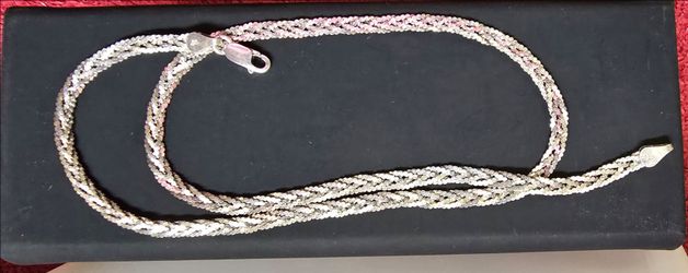 Vintage Sterling Silver Woven Chain $100. Pick-up In Aurora.