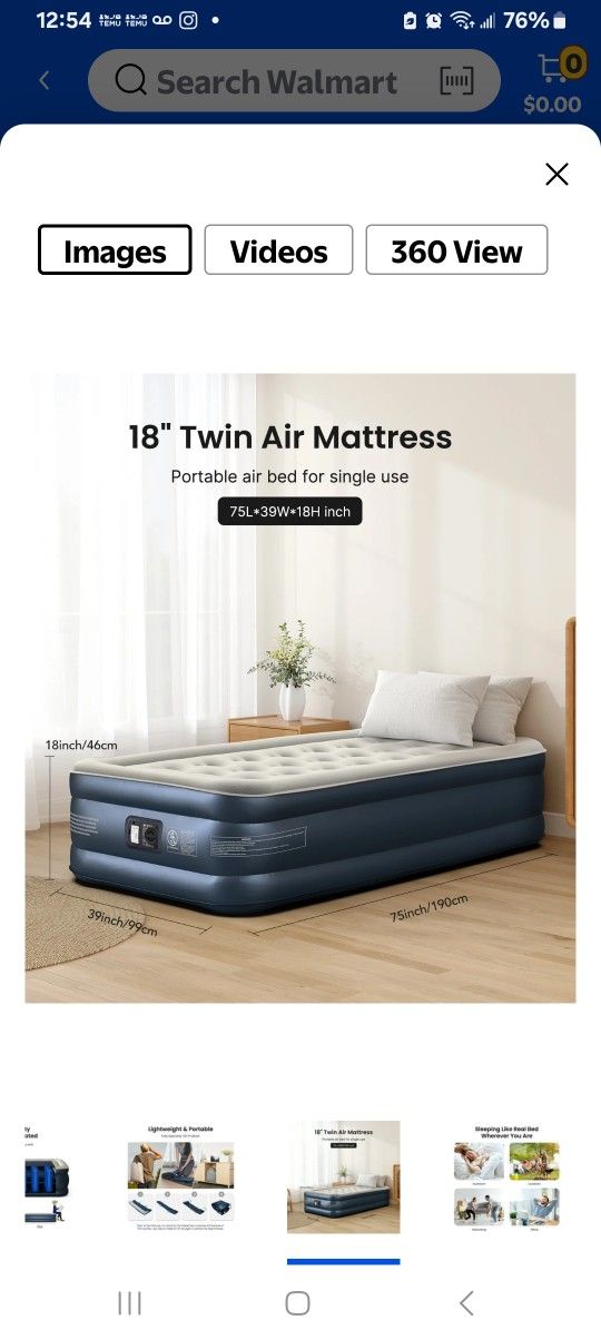 Inflatable Air Mattress