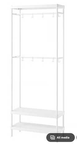 ikea MACKAPÄR Coat rack with shoe storage unit