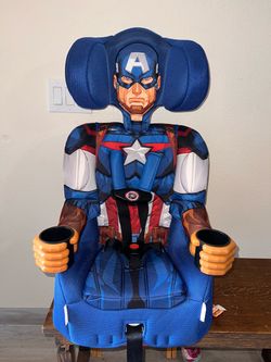 Marvel-themed KidsEmbrace Captain America Car Seat
