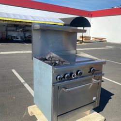 NSF 36”2b24g Oven Ranges TC-R36-24MG