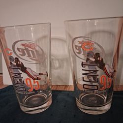Chicago Bears NFL Barware Glasses