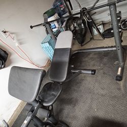 Bench/Squat Rack/Weights