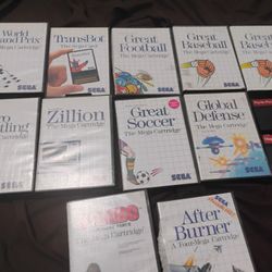 Sega Master System Game's 