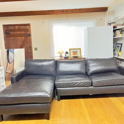 Genuine Leather Sectional Sofa