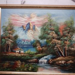 PAINTING Oil Canvas Vintage