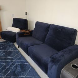 Sectional Recliner Sofa Set With Power Head Rest