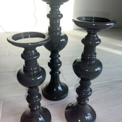 Set Of 3 Candleholders 