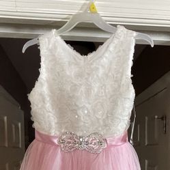 Little Girls Holiday Dress Size 8/New