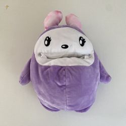 11” 2018 Moose Toys Purple Monster Plush Open Mouth Stuffed Animal Toy