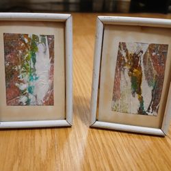 2 Miniature Framed Artworks