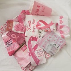 Breast cancer awareness, gift set. 