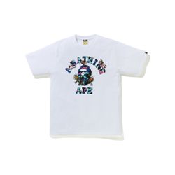 Bape Kid Cudi College Moon Man Tee Shirt White New Medium