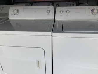 Whirl pool washer and dryer set very clean