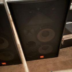 JBL SR-X SR4732X Dual 12" 3-way Speaker Pair Black