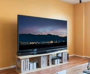 82-inch Mitsubishi DLP TV with Stand