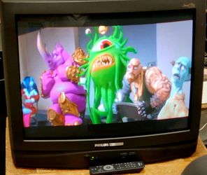 27" CRT TV color retro gaming television model 1999