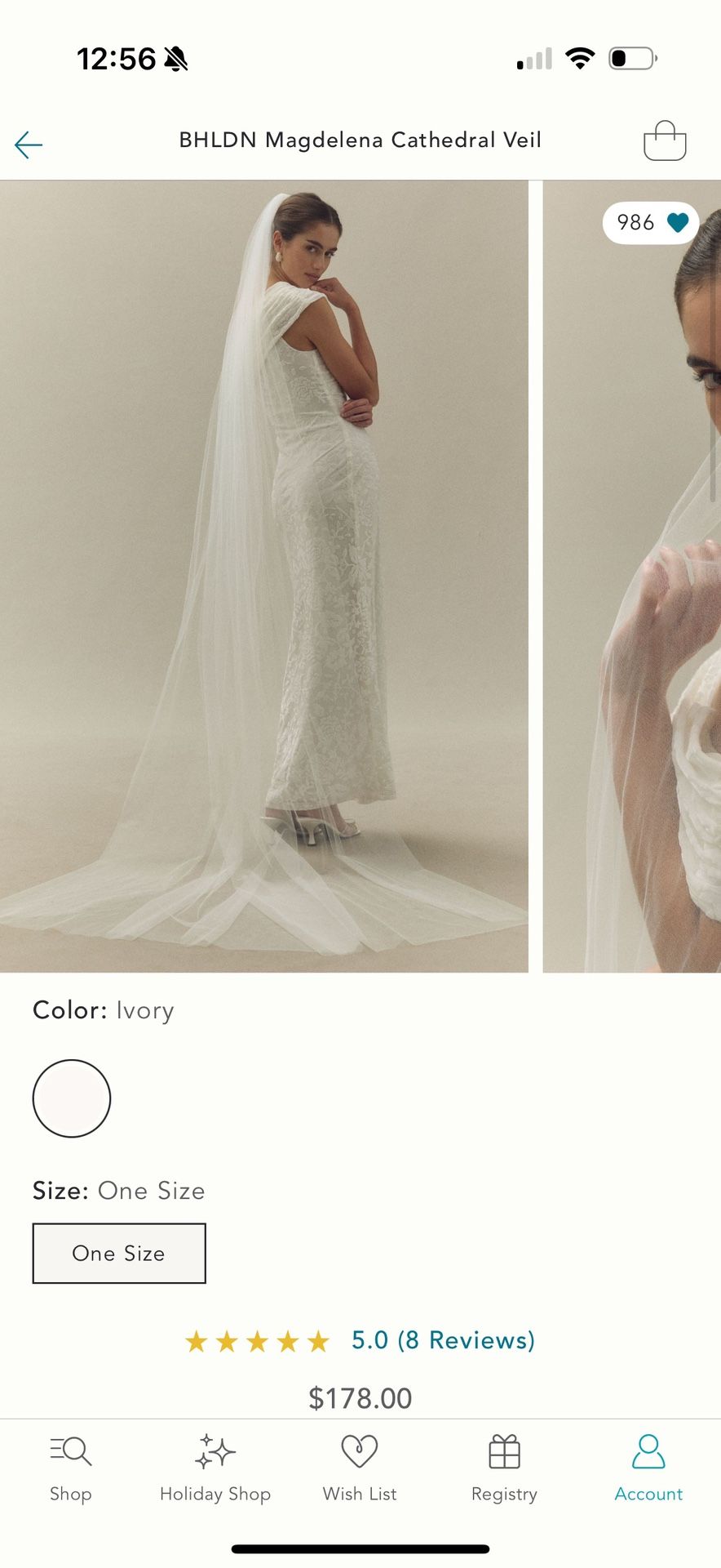 Anthropologie Veil and Combs For veil