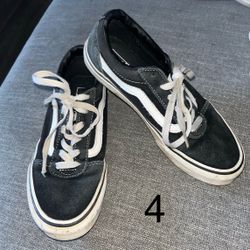 Black & White Vans 