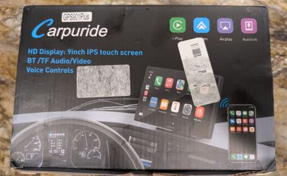 Carpuride 9" W901 Plus Portable Car Stereo with Wireless CarPlay & Android Auto
