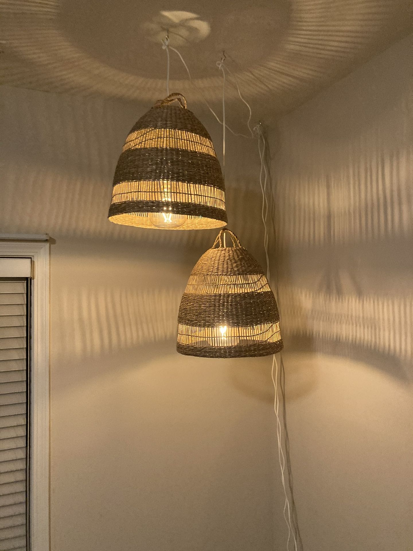 IKEA TORARED Pendant Lamp Shades With Switch Cords And Large Lumen