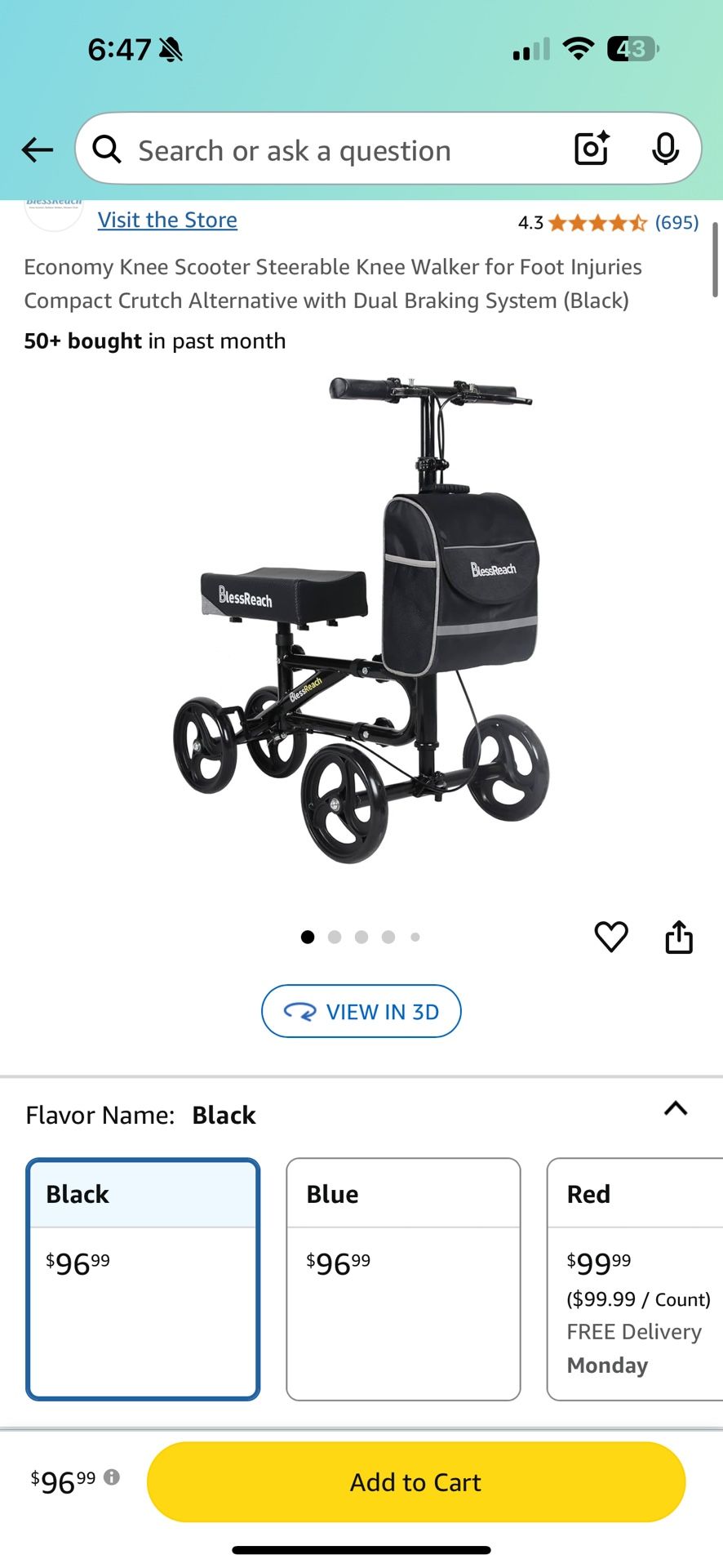 BlessReach Knee Scooter