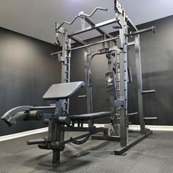 Smith Machine 2001 | Multi-Use Adj Bench | Gym Equipment | Fitness | Squat Rack | Excercise |🔴WEIGHTS AND BARBELL SOLD SEPARATELY 🔴 FREE DELIVERY 🚚