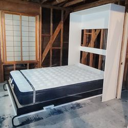 Murfy Bed With Queen Size Beauty Rest Mattress