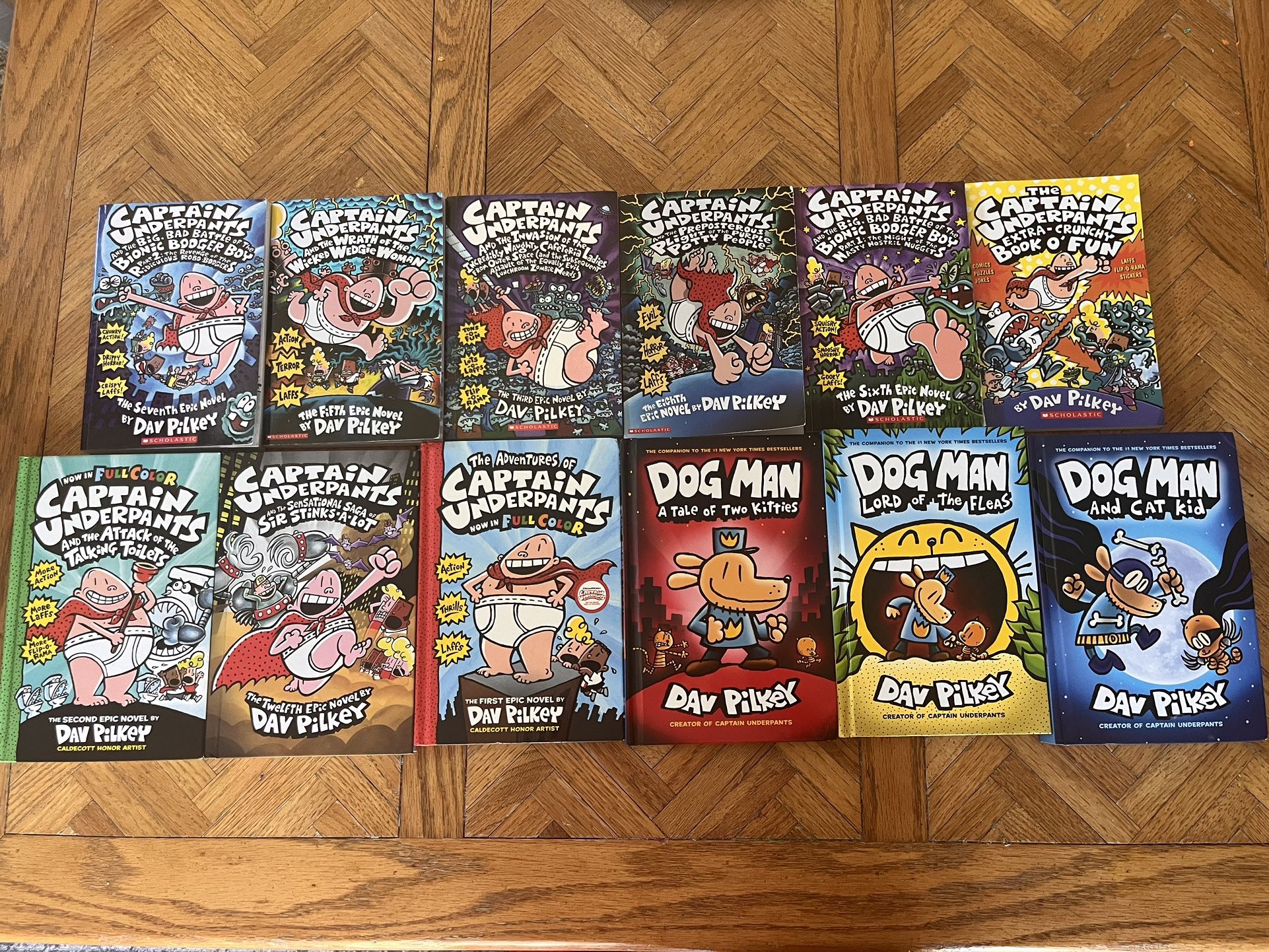 Captain Underpants & Dog Man Books