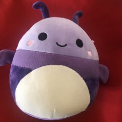 Original Squishmallows **AXEL the PURPLE BEETLE** 7" PLUSH