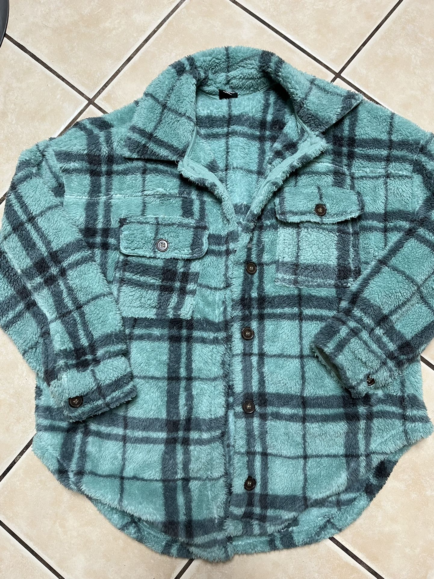 PacSun Sherpa shirt jacket