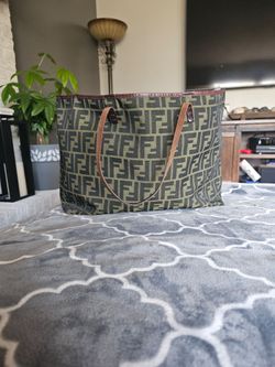 Authentic Vintage Fendi Zucca Tote Bag with COA!!!!