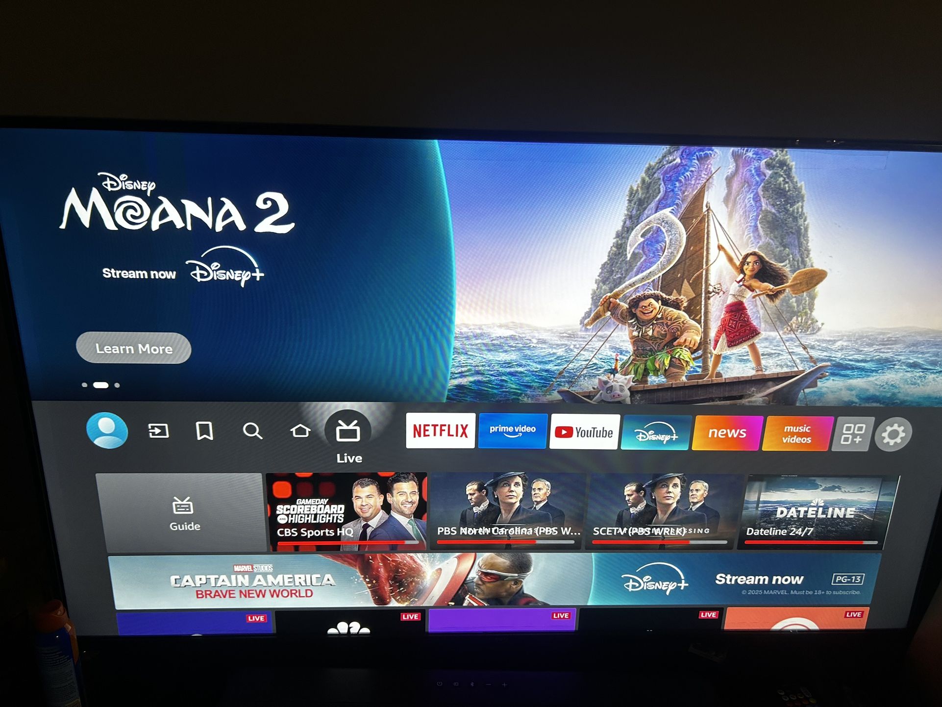 4k Fire Tv w/ Soundbar