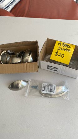 Drawer handles. Silver
