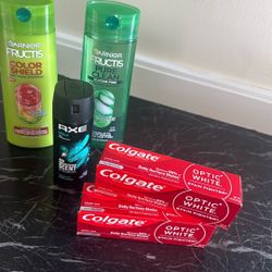 Shampoo, Axe & Colgate 