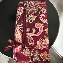 Vera Bradley Travel Wallet 10"X5" Paisley 