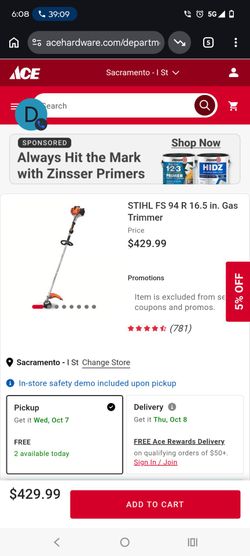 STIHL FS 94 R 16.5 in. Gas Trimmer