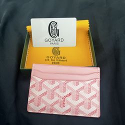 Goyard Card Wallet - Message Me