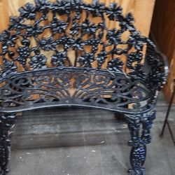 Vintage wrought Iron Bench 250 OBO 