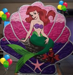 Little Mermaid seashell Pinata/REDUCED PRICE