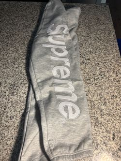 Supreme Gray Sweatpants size medium