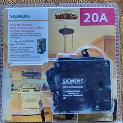 Siemens Arc Fault Breakers.